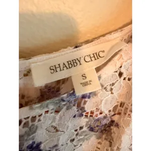 Shabby Chic Lace Dress Women Small Purple‎ Floral Cottagecore Romantic S20B0231 thumbnail 3