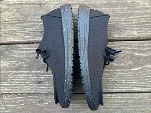 Hey Dude Wendy Canvas Mono Women’s Black Minimalist Loafers/Shoes|Size:W5 EU:36 thumbnail 7