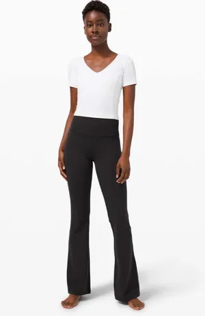 Lululemon Groove Pant Flare Super High-Rise *Nulu Black 4 thumbnail 6