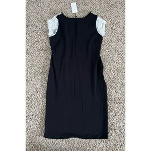 NWT‎ Abie Women's short sleeve mesh black dress size medium thumbnail 7