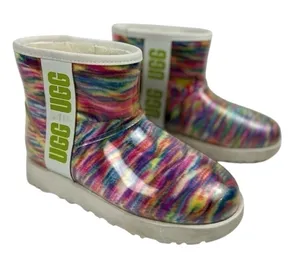 Ugg Women's Classic Clear Mini Pixelate Boot Size‎ 5 thumbnail 1