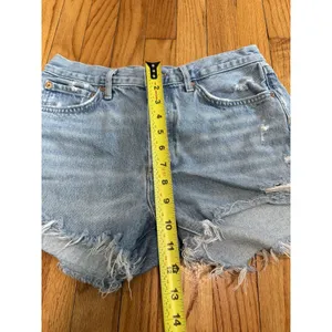 Agolde Parker Vintage Cut Off Jean Short In Swapmeet Size 27 thumbnail 7