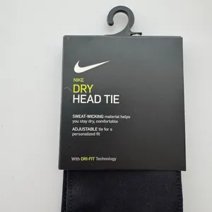 $5/$25 NWT Nike Dri Fit Tie Adjustable Head Tie Black thumbnail 4