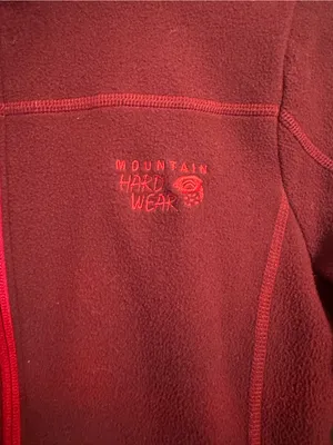 Mountain Hardwear Women’s Small Burgundy Full Zip Fleece Jacket Outdoor thumbnail 4