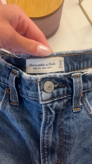 Abercrombie Jean Shorts High-Rise thumbnail 4