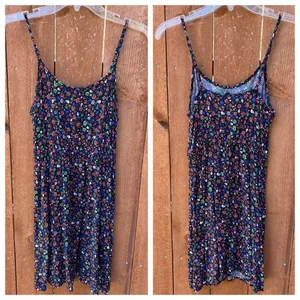 Divided H&M Floral Skulls Dress‎ thumbnail 2