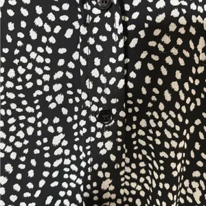 Zara Black and White Patterned Long Sleeve Dress,Size S thumbnail 13