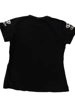 QUEEN Women’s Black Graphic Tee Size L thumbnail 2
