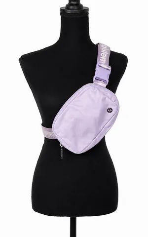 Lululemon Everywhere Belt Bag 1L Wordmark Strap Lavender Lilac Purple O/S thumbnail 1