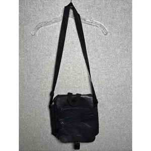 Vintage Totes‎ Shoulder Bag Purse Black 90s Pockets Zip Adjustable Travel 90s thumbnail 2