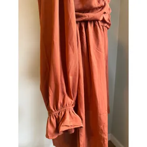 Andree by Unit 1xL Rust Sweetheart‎ Long Sleeve Mini Dress 1X NWT boho whimsi flowy dainty y2k thumbnail 3