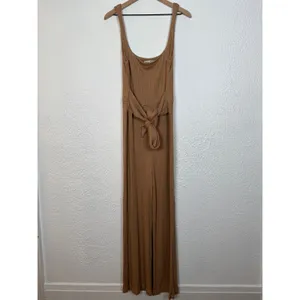Reformation Kazu Ribbed Knit Sleeveless Wide Leg Jumpsuit Size XL thumbnail 3
