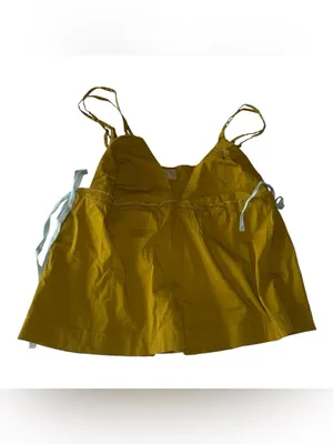NWOT Free People Free-Est Fields Of Love Tank Blouse Top Sleeveless Olive Green thumbnail 6