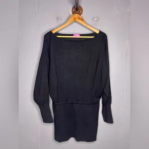 Edikted Eve Off Shoulder Knit Mini Dress Size Large thumbnail 4