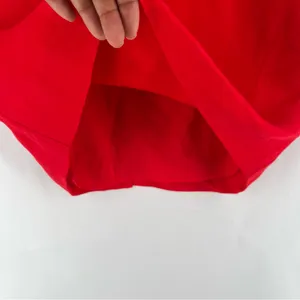 Abercrombie & Fitch Red‎ Linen Blend Off The Shoulder Sweetheart Midi Dress 6 thumbnail 7