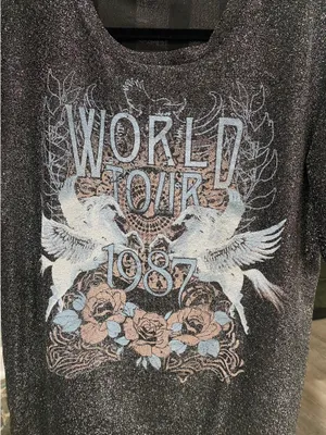 Altar'd State Sparkly Graphic Tee thumbnail 2