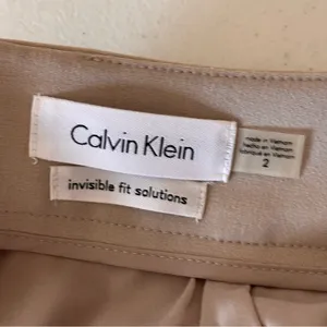 Calvin‎ Klein Invisible Fit Solutions Pencil Skit Size 2 Beige thumbnail 7