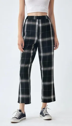 Plaid Pants Size M thumbnail 1