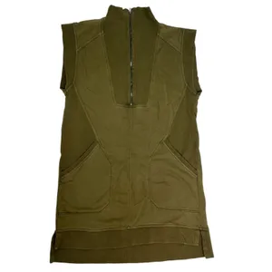 Daily Practice Anthropologie Meru Zip-Front Mini Dress Olive Green Size Large thumbnail 7