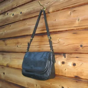Fossil  Black Leather Crossbody Bag thumbnail 4