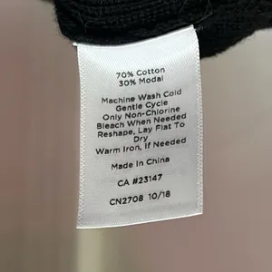 Talbots • Black Ribbed Sleeveless Women's Tank Top thumbnail 3