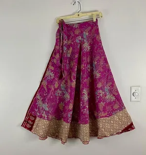 Boutique Reversible Maxi Wrap Skirt BINW205 thumbnail 1