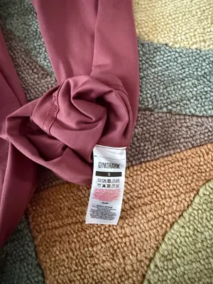 Gymshark Training Leggings Maroon Burgundy 25” Inseam Women’s Size Small thumbnail 6