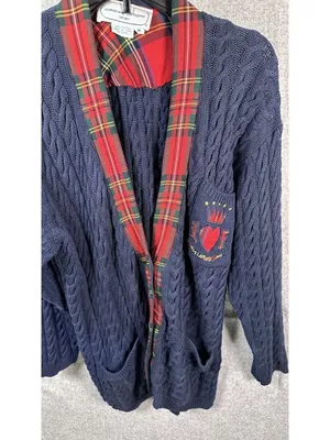 Vintage Adrienne Vittadini Womens Sweater Cardigan Oversized Academia Teacher‎ thumbnail 15