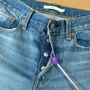 Levi’s‎ Wedgie Straight Fit Denim High Rise Button Fly Jeans Medium Wash thumbnail 9