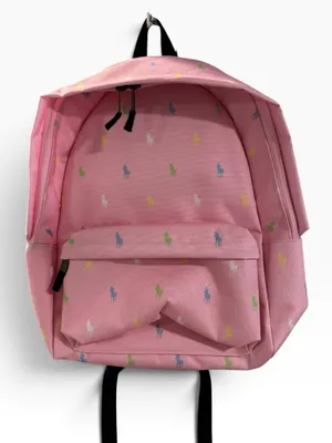 Polo Pony Pink  Backpack thumbnail 1