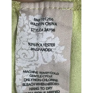 Soft Surroundings Chartreuse Green Polyester Suede Button Front Tunic Top M thumbnail 8
