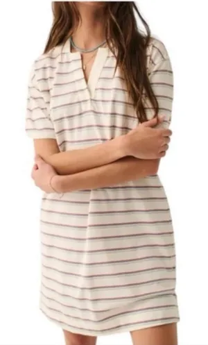 Faherty Women's Striped Polo Shirt Dress - Short Sleeve Casual Small‎ thumbnail 1