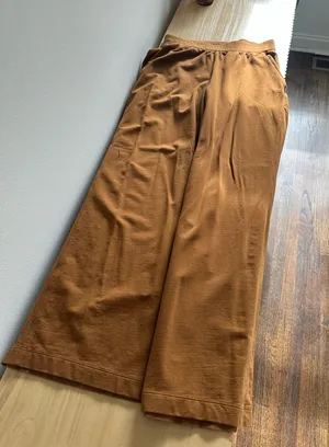 Lululemon LA Wide Leg Super-High- Rise Pant Copper Brown 8 thumbnail 1