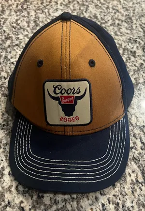 Coors Banquet Rodeo Trucker Beer Hat – Mesh Snapback – Western Workwear - NWOT thumbnail 1