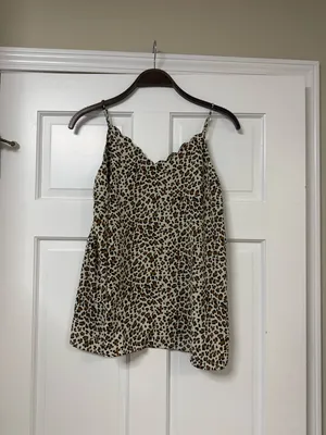 JODIFL Leopard Print Top in Brown and Black thumbnail 4