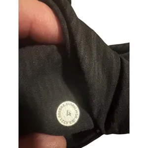 Lululemon Dance Studio Pants Black Size 4 Mid Rise Drawstring Ruched Hem Jogger thumbnail 4