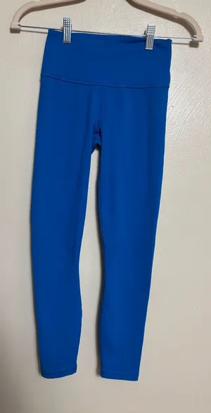 Fabletics Womens Power Hold Leggings Pants Exercise Blue Size XXS thumbnail 1