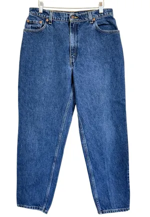 Levis Vintage 550 Jeans Women’s Size 14 Reg Relaxed Fit Tapered Leg 100% Cotton thumbnail 1