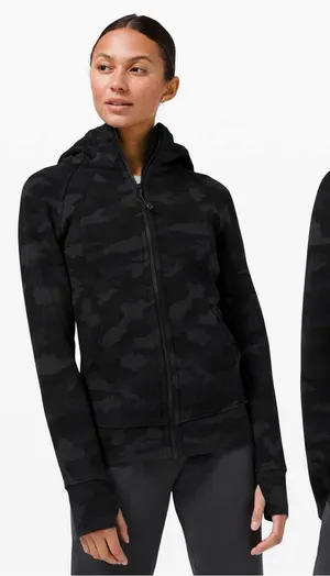 Lululemon Scuba Hoodie Light Cotton Fleece Heritage 365 Camo Deep Coal Multi 8 thumbnail 1