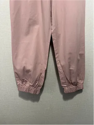 NWT Halara Dusty Pink High Waist Elastic Cotton Tapered Leg Jogger Style Pants thumbnail 3
