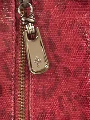 Red faux Leather Shoulder Bag - Cole Haan thumbnail 2