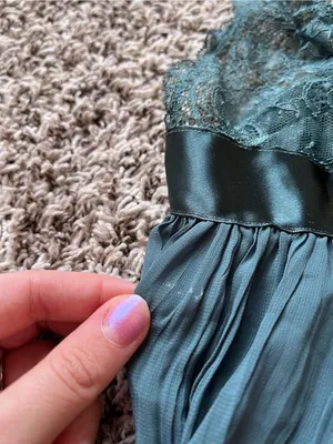 Victoria's Secret Pleated Rhinestone Strap Babydoll Chemise thumbnail 5