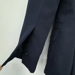 Allen ABS Womens Blazer 4 Blue Business Professional Office Artsy Lined Jacket thumbnail 13