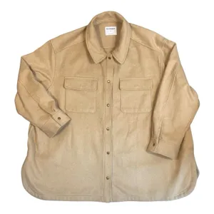OLD NAVY Women's‎ 3X Short Car Coat Fall Jacket Camel Wool Blend thumbnail 1