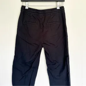 GAP Easy Pant Cotton Blend Drawstring Lightweight Black XS thumbnail 7