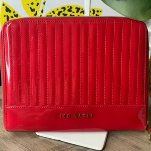 TED BAKER Red Tablet Ipad Sleeve Case Protector thumbnail 1