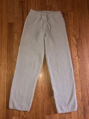 Gray Knit Sweatpants thumbnail 3