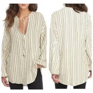 NWT Free People Rhythm of The‎ Night Tunic Blouse thumbnail 2