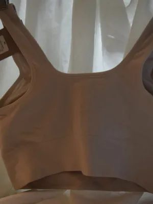 NWT AVIA Low Support Pullover Sports Bra, Beige XL(0250) thumbnail 1