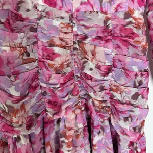 NWT For Love and Lemons Sofia Mini Dress Pink Floral Size XS thumbnail 11